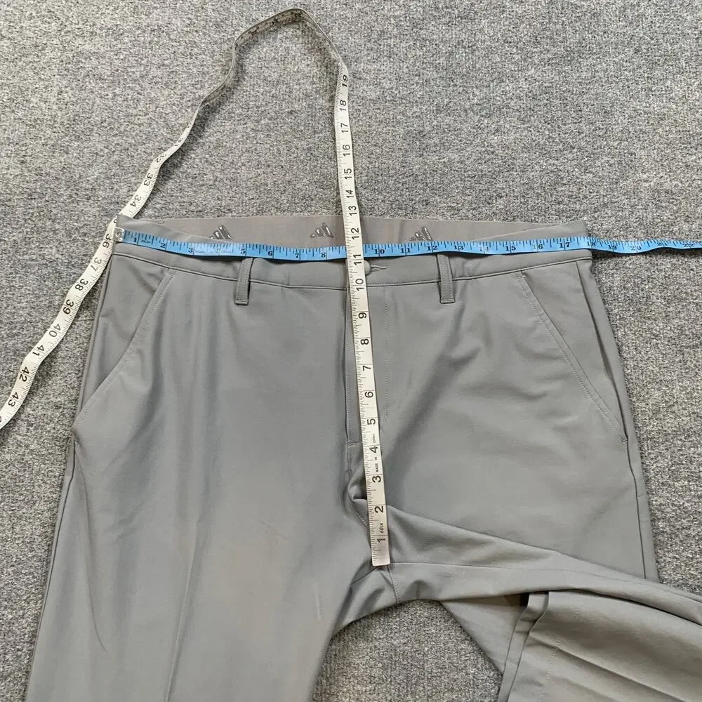 Adidas Pants Men 34 Iron Grey Ultimate365 Golf Lightweight Moisture Wicking